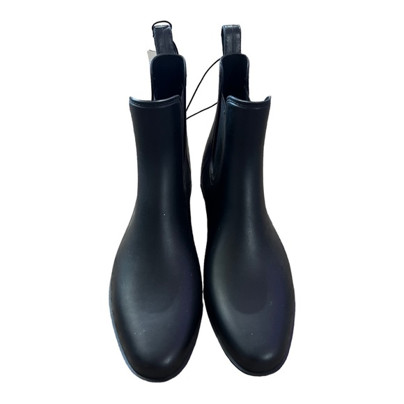 A New Day Women's Size 11 Ankle Chelsea Waterproof Rain Boots Mate Black - Picture 2 of 5